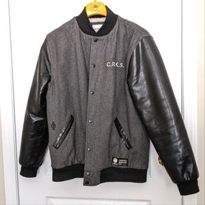 Crooks & Castle Men's Black Sports Varsity jacket